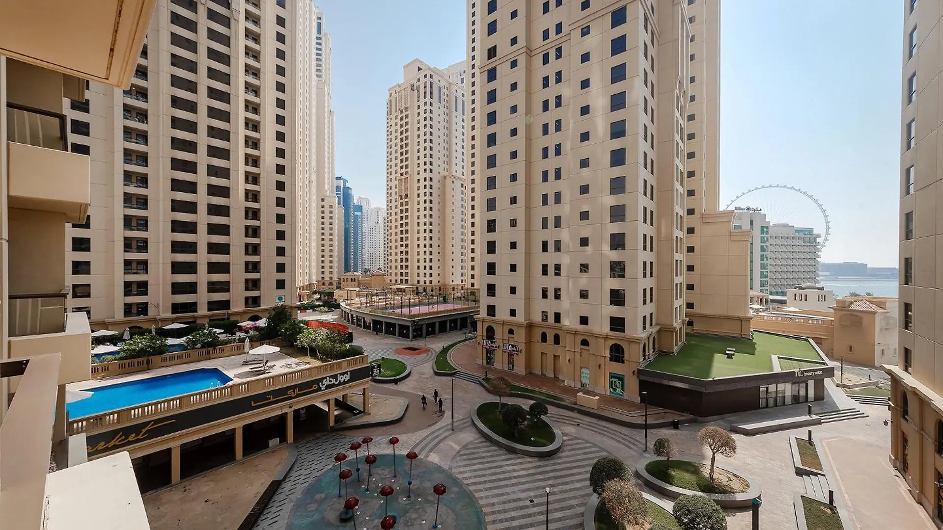 Beautiful 1Br Apartment With Sea View Dubai